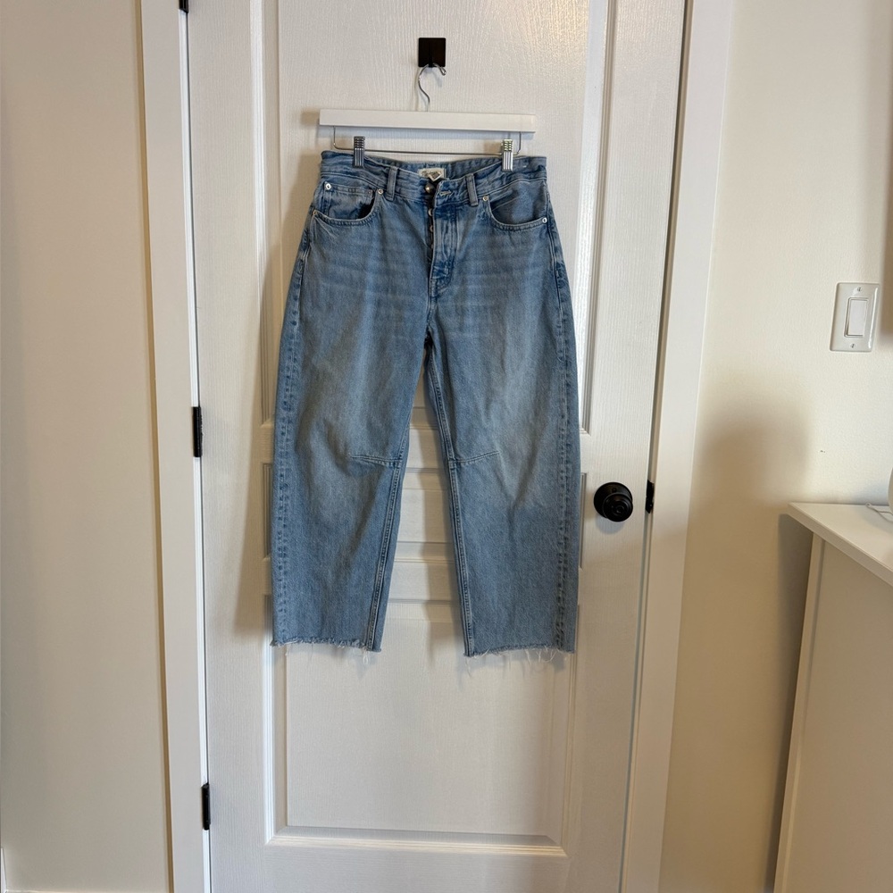 Madewell Light Blue Cropped Ankle Jeans
